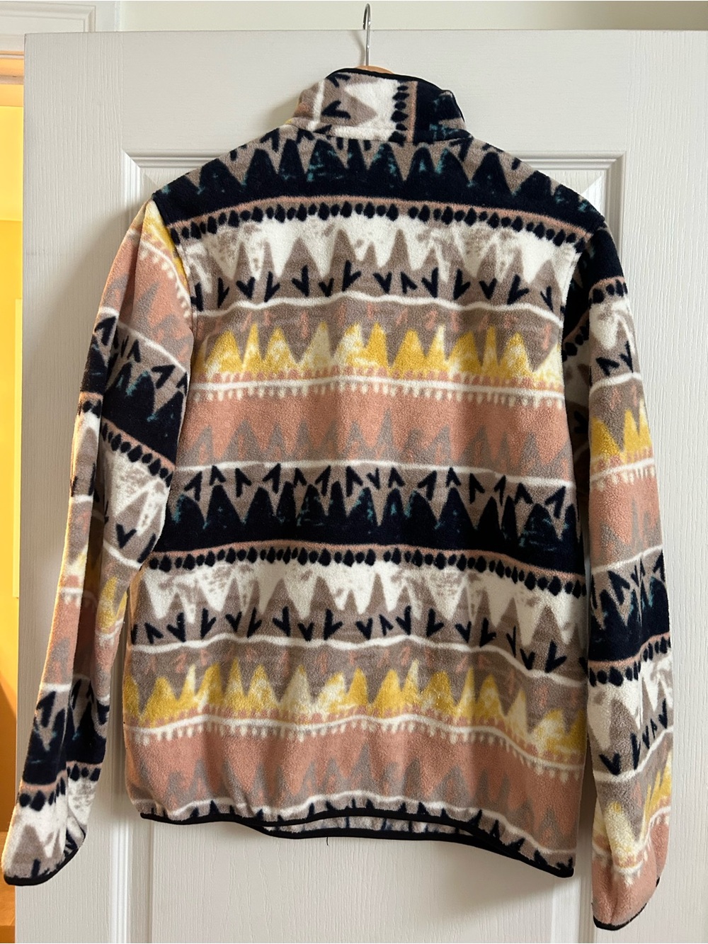 Patagonia Women's Med Snap- T Fleece Pullover RARE Bandicoot Marrow Print - Picture 5 of 5